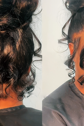 Frontal ponytail